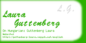 laura guttenberg business card